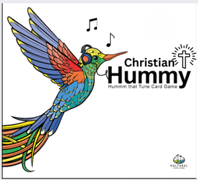 Hummy Card Game Box with Christian Theme and Reggae Elements